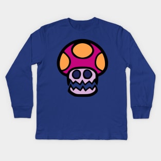 Zombie Shroom Kids Long Sleeve T-Shirt